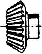 齒輪基本術語錐齒輪、準雙曲面齒輪及其齒輪副