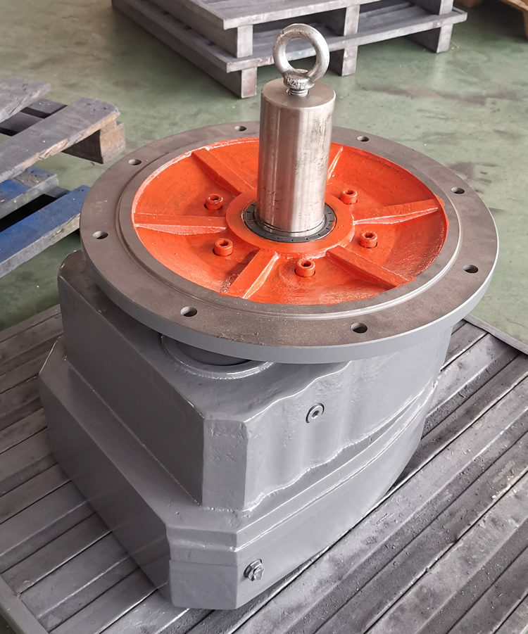 RF137減速機 輸入配法蘭端蓋 輸出配軸+法蘭 實物-上海恒點